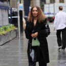 Leona Lewis – Stepping out at Heart radio studios in London - 454 x 631