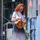 Rose Leslie – Rocking her Gucci sneakers in New York