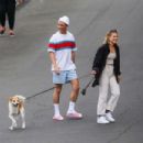 Olivia Holt – Walks her dog with a mystery friend in Los Angeles