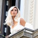 Kim Kardashian – Seen on her hotel during fashion week in Milan