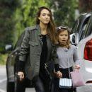 Jessica Alba and Honor Warren Go to a Party in Beverly Hills - 380 x 600