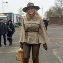 Carol Vorderman – Arrives on Ladies’ Day of the Cheltenham Festival 2023 - 454 x 682