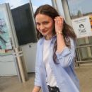 Aisling Franciosi – Seen at 2022 Cannes film festival at Nice Airport