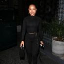 Karrueche Tran &#8211; In a one-piece black bodysuit night out in West Hollywood