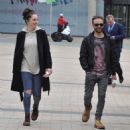Julia Goulding at the Dock10 bar on Mediacity in Manchester - 454 x 469