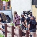 Ana de Armas – Seen on the set of ‘Ghosted’ in Washington DC
