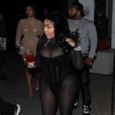 Lil’ Kim – Grammy party at the Mr Brainwash Art Museum in Beverly Hills - 454 x 681
