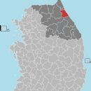 Counties of Gangwon Province, South Korea