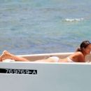 Ana Ivanovic in Bikini on a yacht in Mallorca adds - 454 x 366