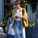Laura Harrier – Steps out on Melrose Place in Los Angeles