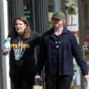 Georgia Groome and Rupert Grint – Baby bump in North London - 454 x 405