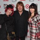 Keith Emerson and Mari Kawaguchi arrive to Hello Kitty Con 2014 Opening Night Party Co-hosted by Target on October 29, 2014 in Los Angeles, California
