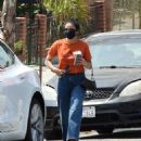Camila Mendes – Grabbing a cup of coffee to go in Los Angeles