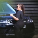 Lauren Goodger &#8211; With her new Range Rover sport in Surrey