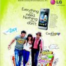 John, Abhay and Genelia Shoots for LG Cookie advert - 454 x 621