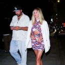 Scott Disick and Kimberly Stewart arrive at Chateau Marmont in West Hollywood - 454 x 681