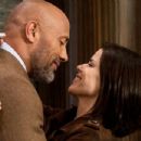Dwayne Johnson and Neve Campbell