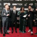 Foo Fighters attend the 36th Annual Rock & Roll Hall Of Fame Induction Ceremony at Rocket Mortgage Fieldhouse on October 30, 2021 in Cleveland, Ohio