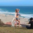 Stephanie Princi on the set of a 138 Water Photoshoot in collaboration with Baes and Bikini by fashion photographer Malachi Banales, on April 11th 2015 - 454 x 271