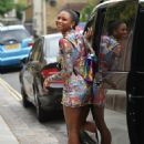 Samira Mighty – In mini tight dress seen arriving at Mighty Hoopla Festival in South London - 454 x 643