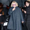 Amanda Lear – Leaving Dior after during Paris Fashion Week - 454 x 681