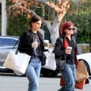 Sharon Osbourne – With Aimee Osbourne shopping on trendy Melrose Pl. in LA - 454 x 681