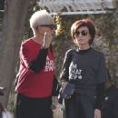 Sharon Osbourne Waiting for Her Ride at Valet in Beverly Hills - 454 x 681