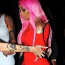 Blac Chyna, Amber Rose, and James Harden at 1 Oak Nightclub in West Hollywood - September 15, 2015 - 454 x 1025