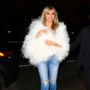 Heidi Klum – Heads to a party after the amfAR Gala in New York