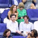 Emma Watson – And Ana Wintour attend the quarter final at The US Open in New York City - 454 x 313