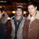 Alex Meraz, Bronson Pelletier And Kiowa Gordon Out And About In Vancouver - 454 x 303