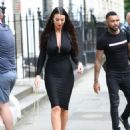 Alice Goodwin in Black Ttight Dress – Eexits ‘Celebs Go Dating’ with Jermaine Pennant in London