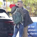 Sarah Silverman – Sharing a kiss with her boyfriend Rory Albanese in Los Angeles - 454 x 681