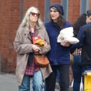 Patti Smith – With Jesse Shopping for books in Manhattan’s SoHo neighborhood - 454 x 658
