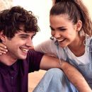 Maia Mitchell and David Lambert