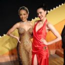 Doja Cat and Margaret Qualley - 2025 Vanity Fair Oscar Party Hosted By Radhika Jones - Arrivals