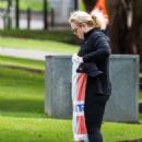 Rebel Wilson – Workout in a Sydney park