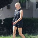 Malin Akerman – Arrives at a friend’s house in Los Angeles