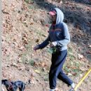 Sarah Silverman – Hike candids with her dog in Los Angeles