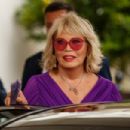 Amanda Lear – Posing at the Martinez Hotel during Cannes Film Festival