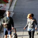 Sarah Silverman &#8211; With boyfriend Rory Albanese walk with their dogs in Los Feliz