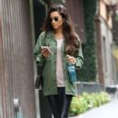 Shay Mitchell in Tights – Out in New York