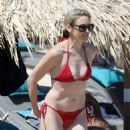 Stephanie Pratt – Seen in a red bikini in Mykonos - 454 x 598