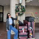 Irma Miranda- Arrival in Mexico after Miss Universe 2022 - 454 x 568