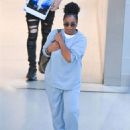 Janet Jackson – Seen at JFK airport in NYC - 454 x 560