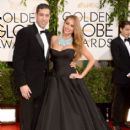 Nick Loeb and Sofia Vergara attends the 71st Annual Golden Globe Awards held at The Beverly Hilton Hotel on January 12, 2014 in Beverly Hills, California - 414 x 594