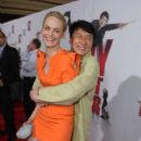 Amber Valletta and Jackie Chan