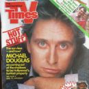 Michael Douglas - TV Times Magazine Cover [United States] (11 June 1988)