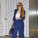 Jessica Chastain – Leaving Today morning show in New York - 454 x 678
