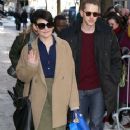 Celebs Stop by the ABC Studios - 363 x 600